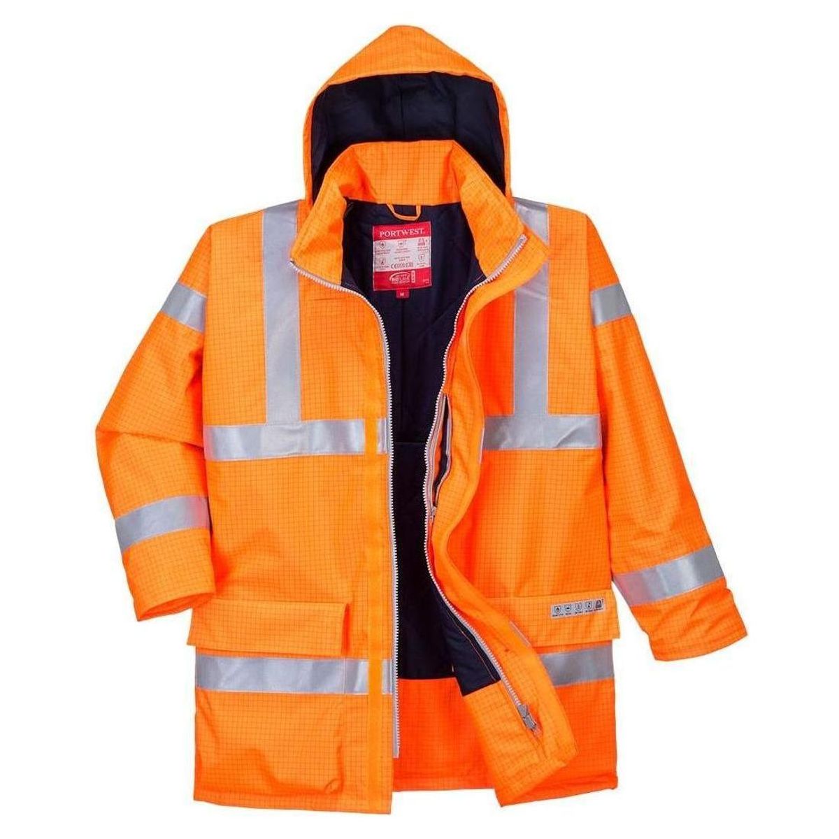 Portwest Bizflame Regn Hi-Vis Anti-Statisk, FR Jakke S778