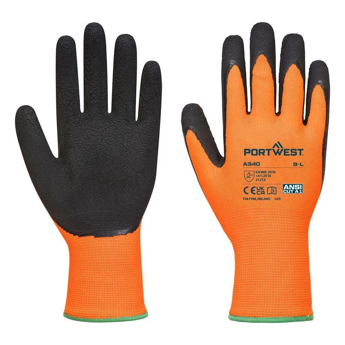 Portwest Hi-vis Grip handske - latex A340