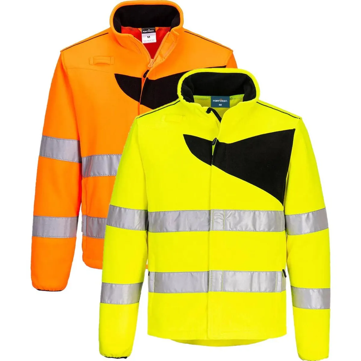 Portwest PW274 PW2 hi-vis fleece Gul/Sort XL