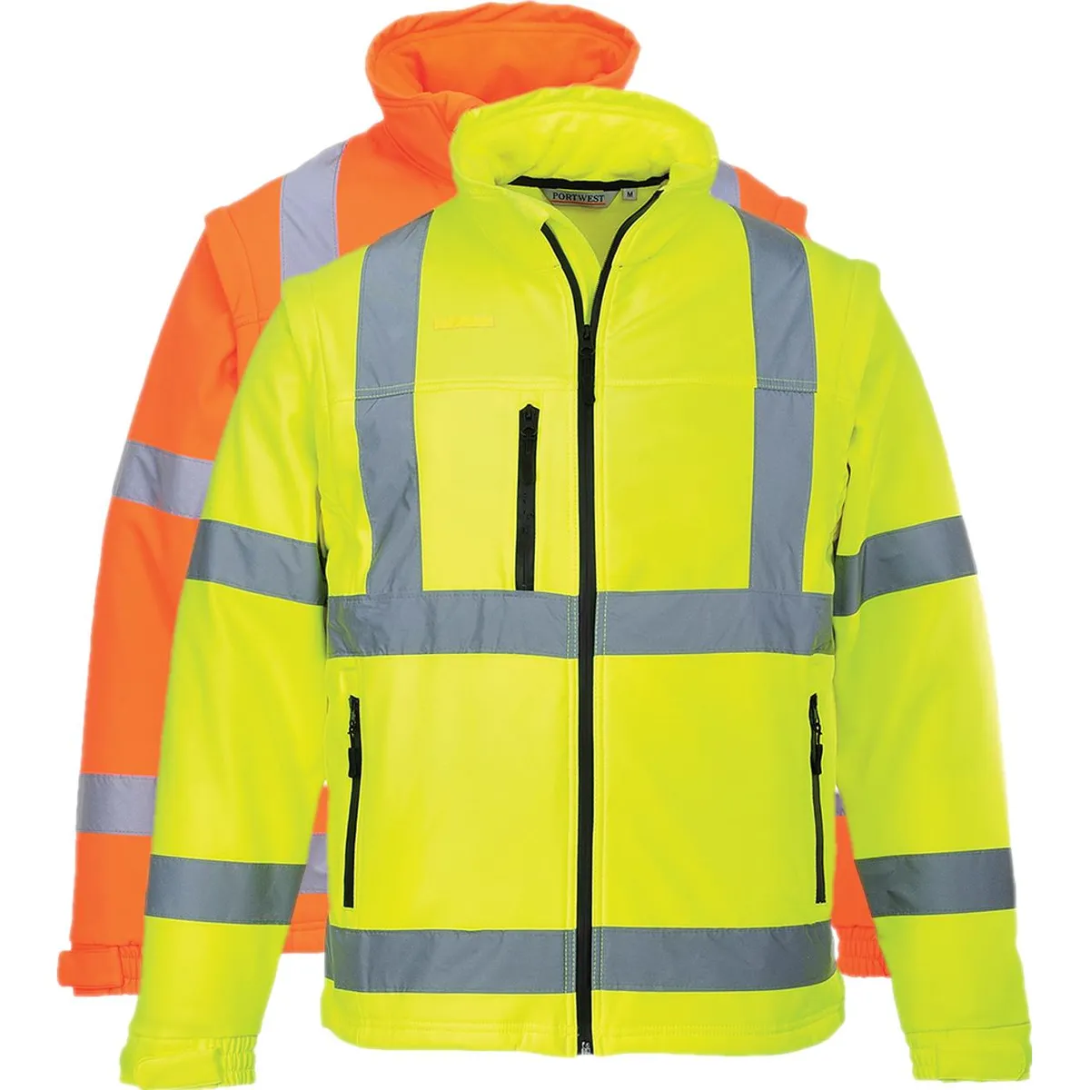 Portwest S428 Hi-Vis Softshell Jakke (3L) S Orange