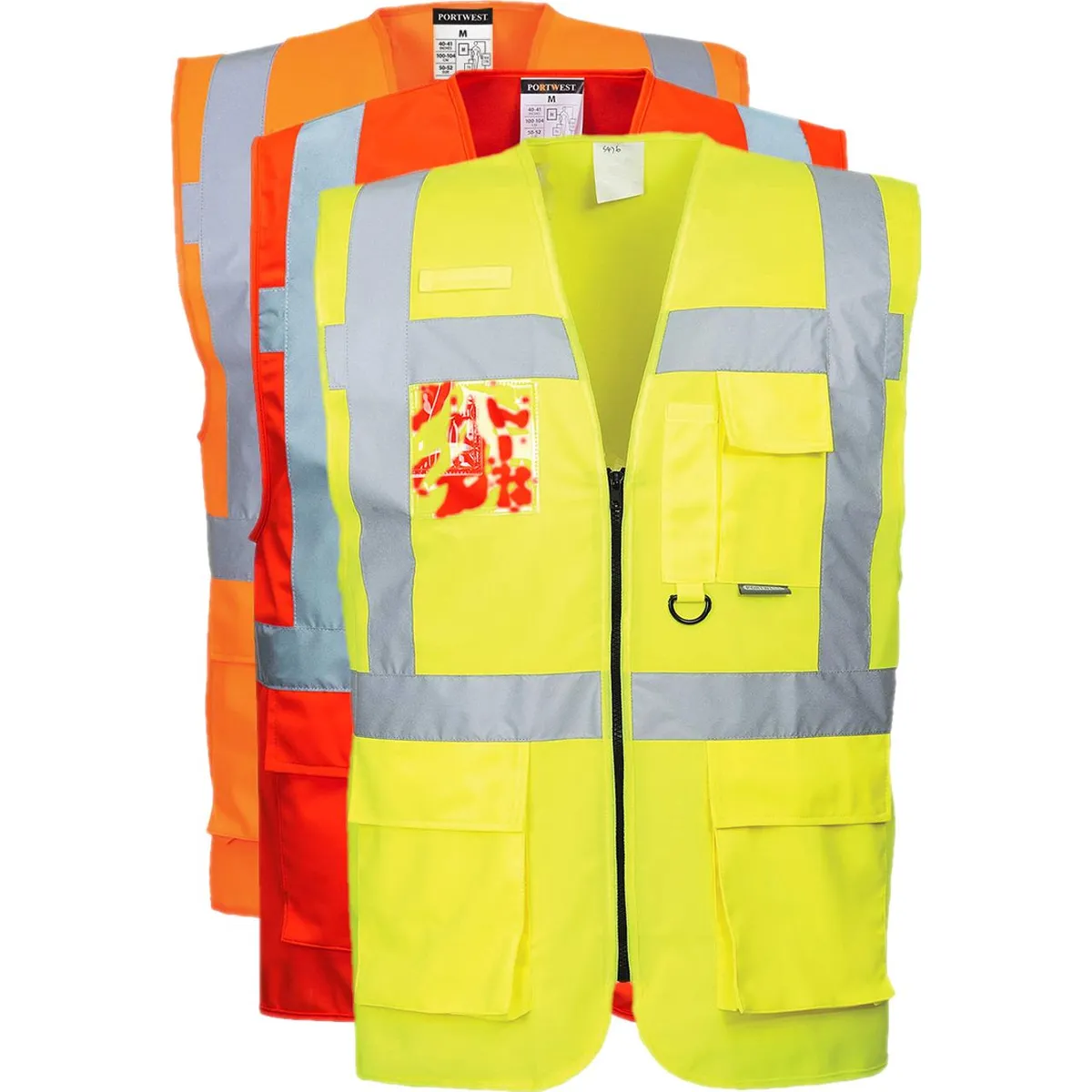 Portwest S476 Berlin Executive Vest 2XL Gul