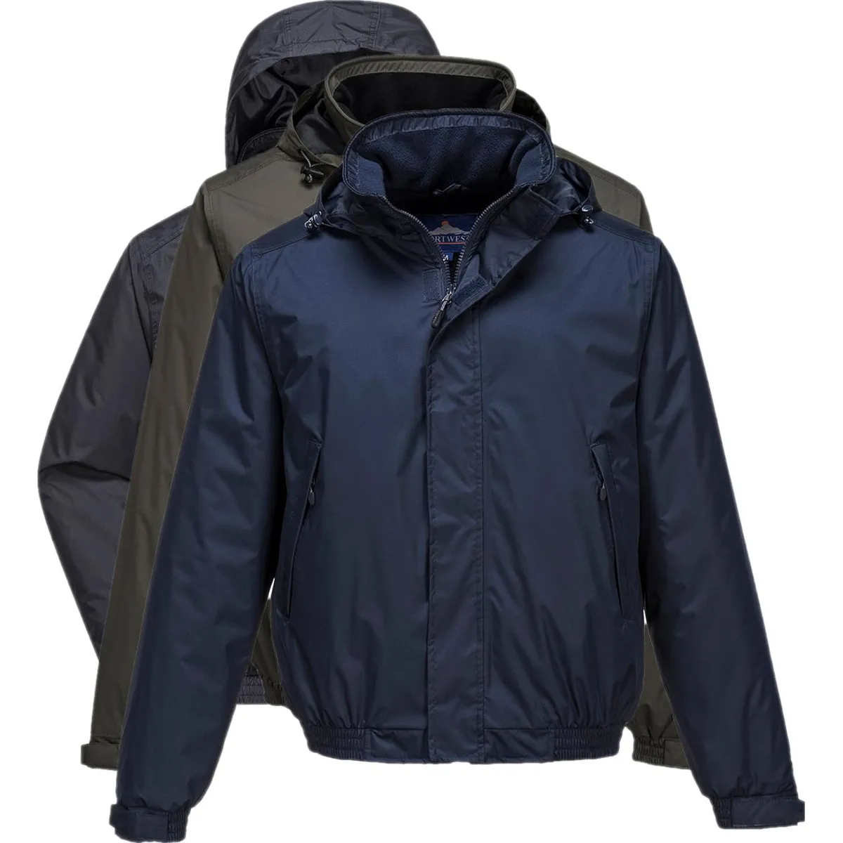 Portwest S503 Calais Åndbar Bomber Jakke 3XL Sort