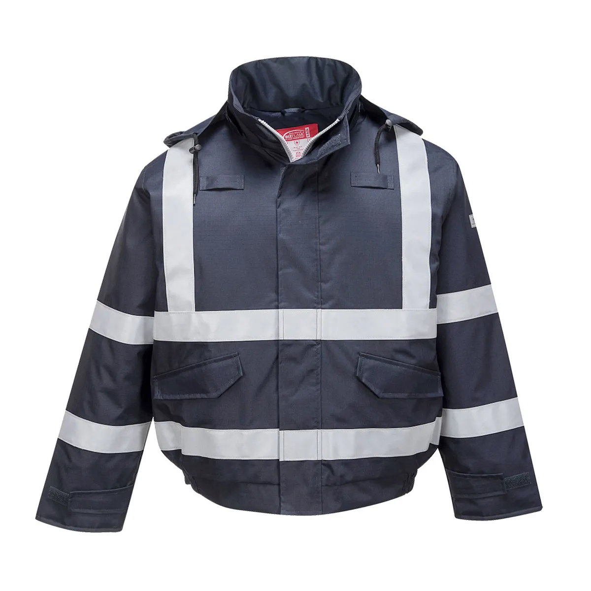 Portwest S783 Bizflame Multi-norm Bomber Regnjakke S Navy