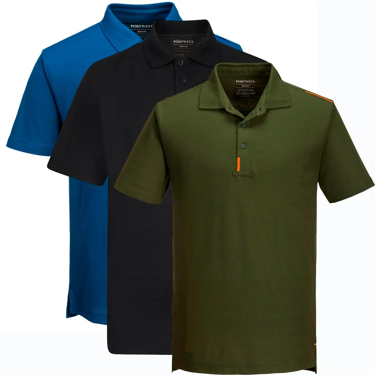 Portwest T720 WX3 Polo Shirt 2XL Olivengrøn