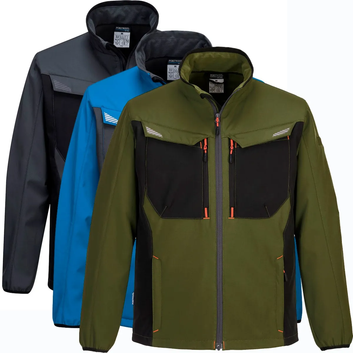 Portwest T750 WX3 Softshell Jakke 2XL Olivengrøn