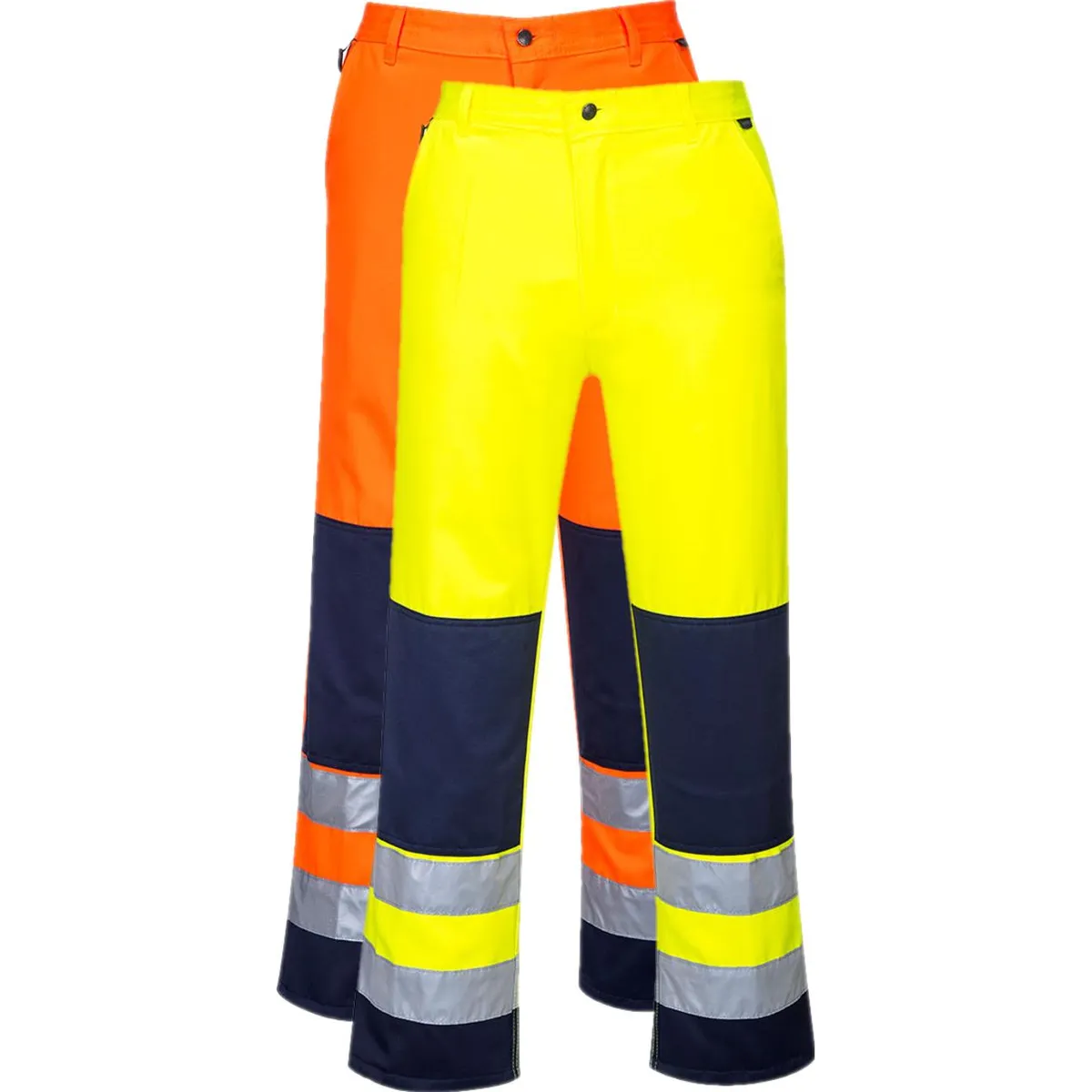 Portwest TX71 Seville Hi-Vis Bukser S Gul/Navy