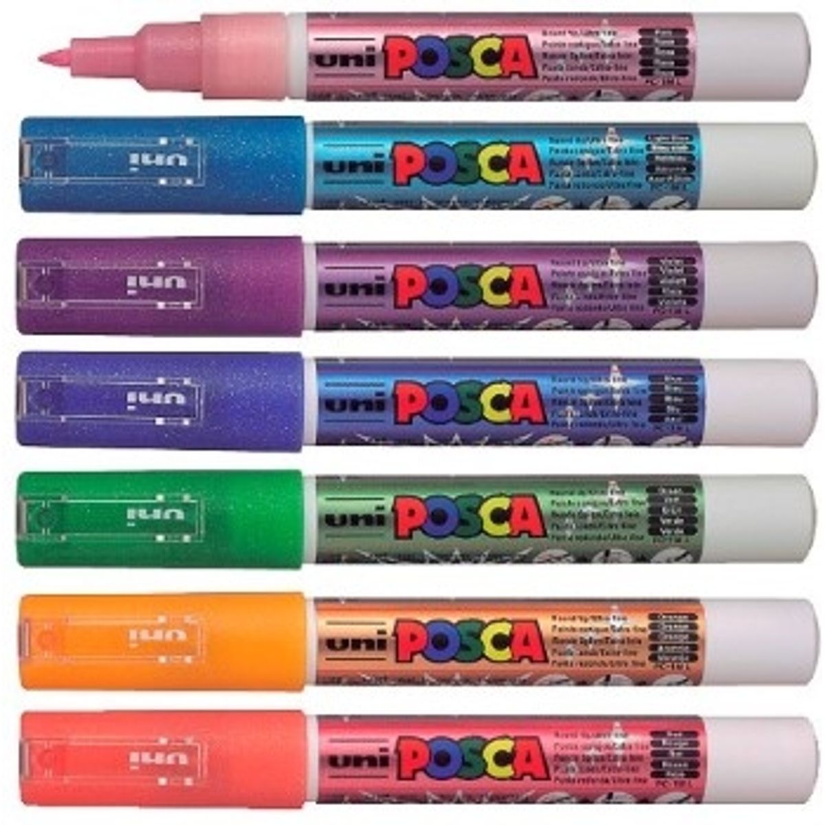 POSCA PC-3ML Pink Glitter