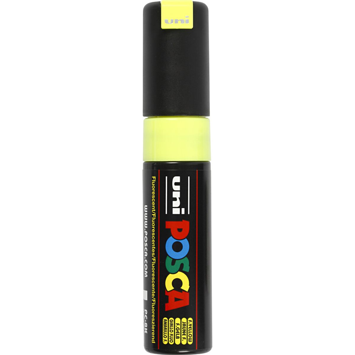 Posca Tusch - Nr. Pc-8k - Tykkelse 8 Mm - Fluo Yellow