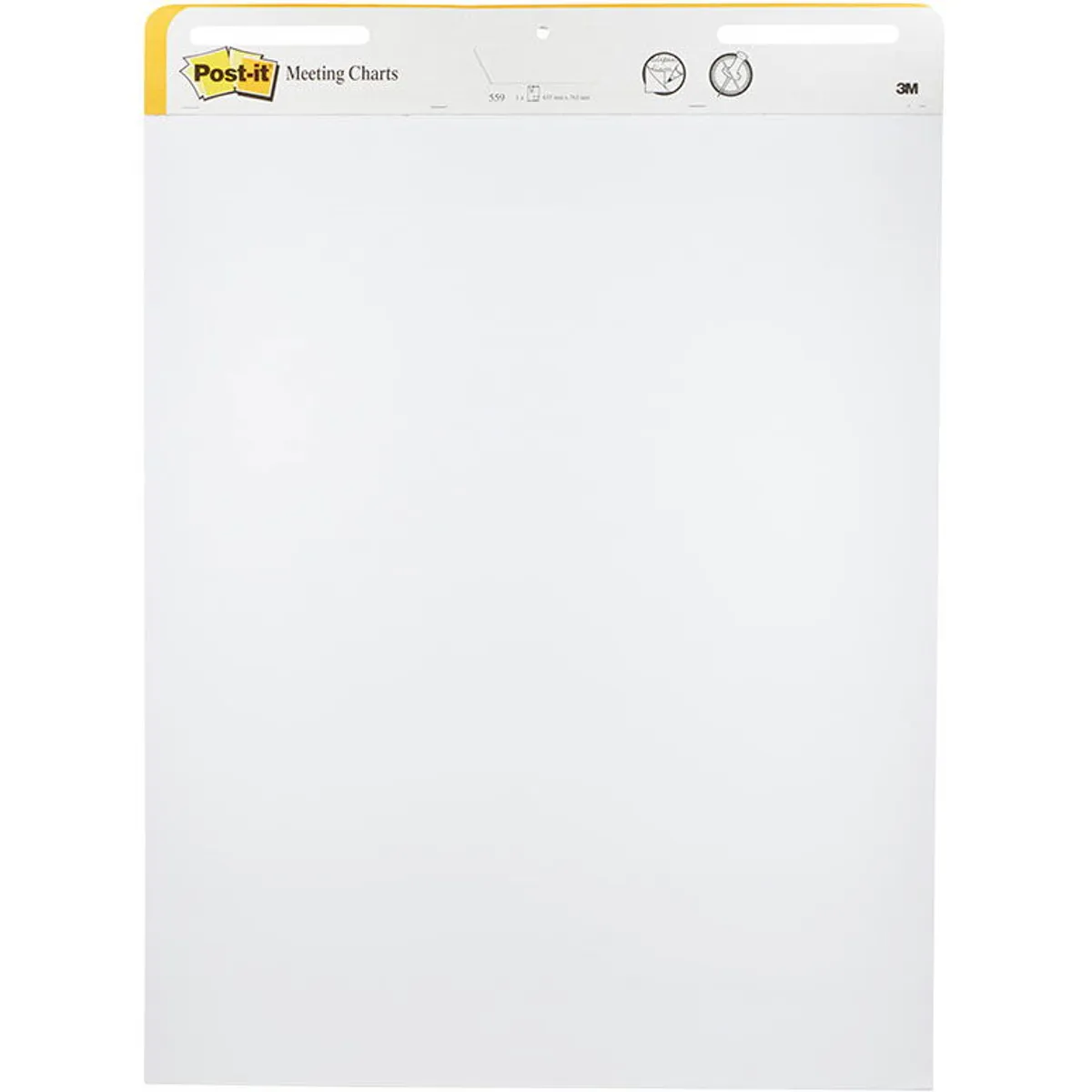 Post-it flipoverpapir B63.5 cm x L77.4 cm 2 stk