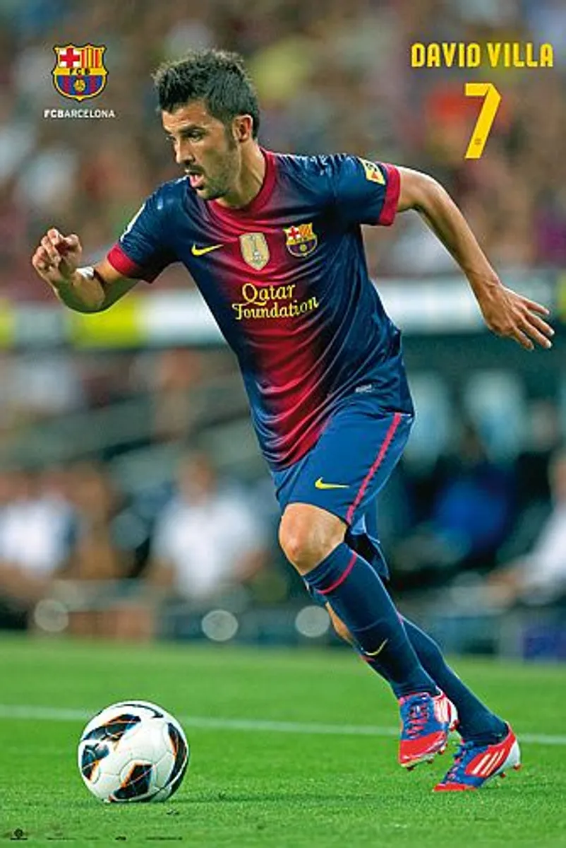 Poster/Plakat - #56 David Villa - 61x91,5 cm