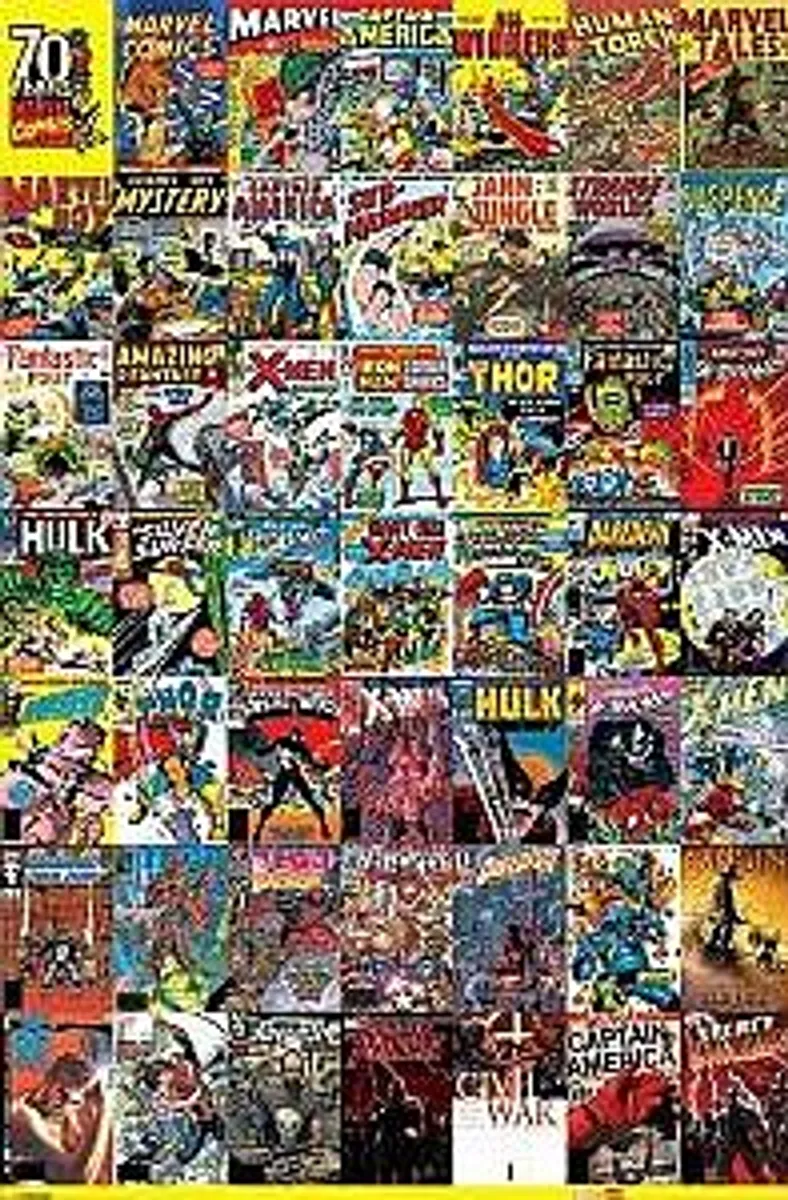 Poster/Plakat - #8 Marvel Covers - 61x91,5 cm