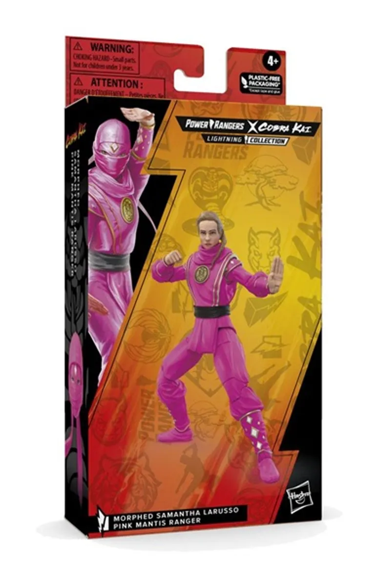 Power Rangers x Cobra Kai - Morphed Samantha LaRusso - Pink Mantis Ranger - Lightning Collection - Action Figure 15cm