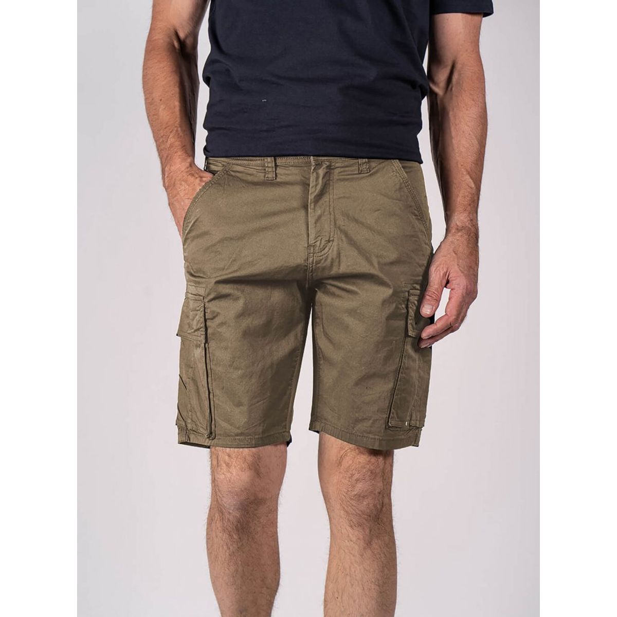 Pre End - Lanton cargo shorts i army coffeebrown - Herre - 30