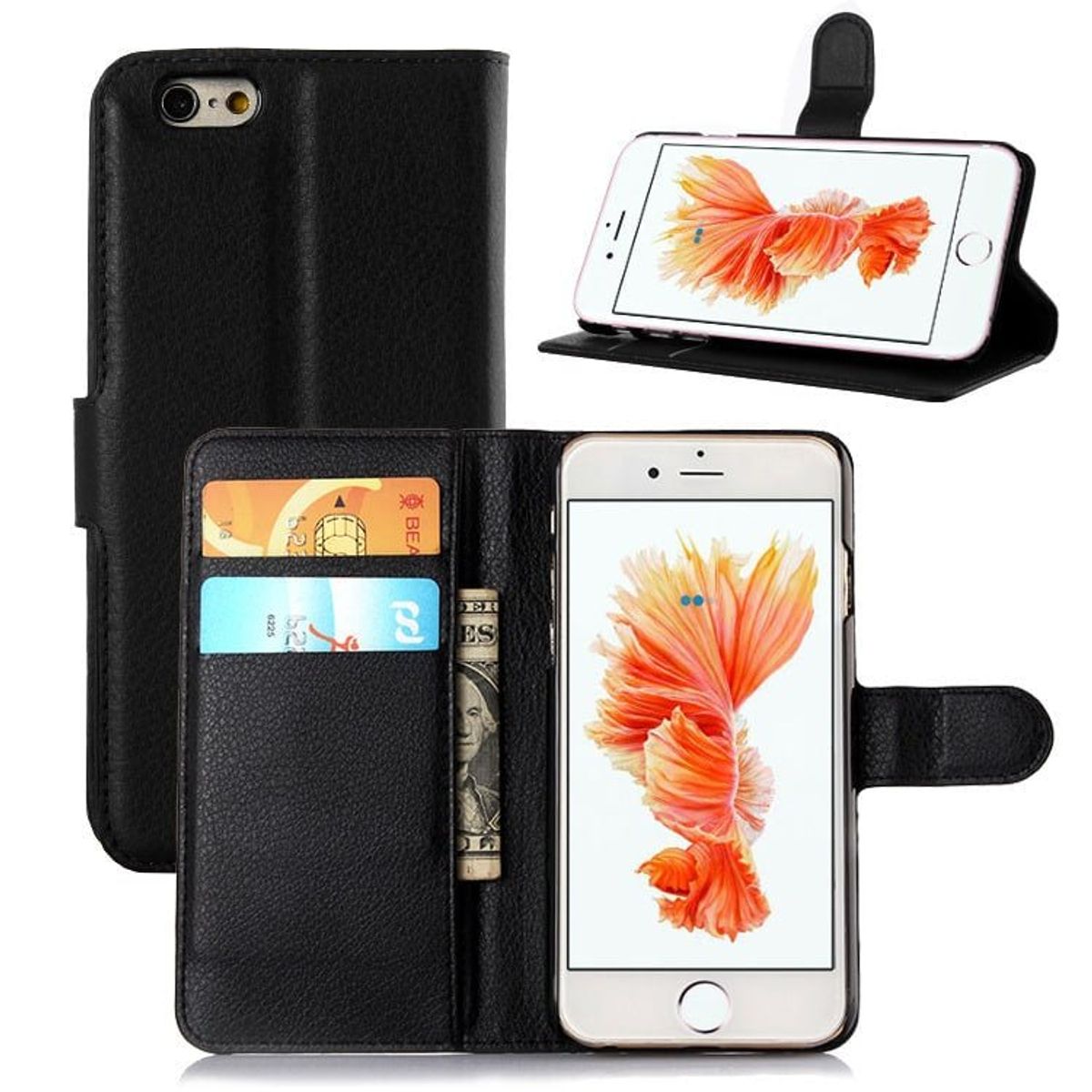 Premium Leather Wallet iPhone 6/6S Cover - iHero