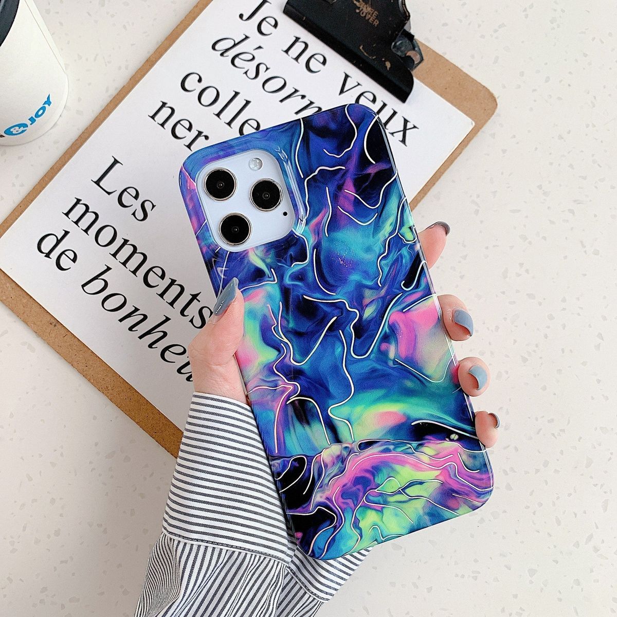 Premium Ultra Tyndt Colorfull iPhone 12 Pro Max cover - iHero