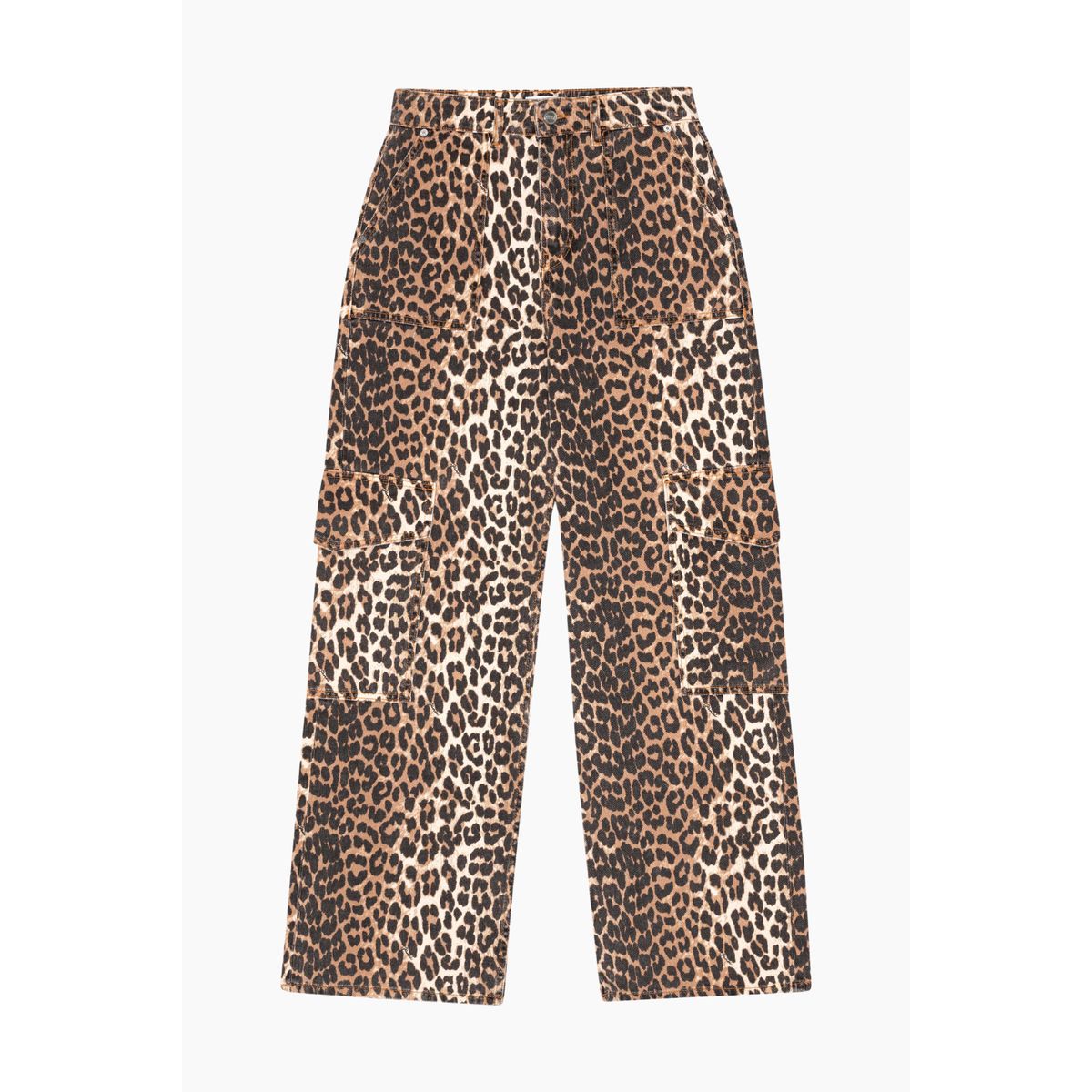 Print Denim Angi J1676 - Leopard - GANNI - Leopard 26