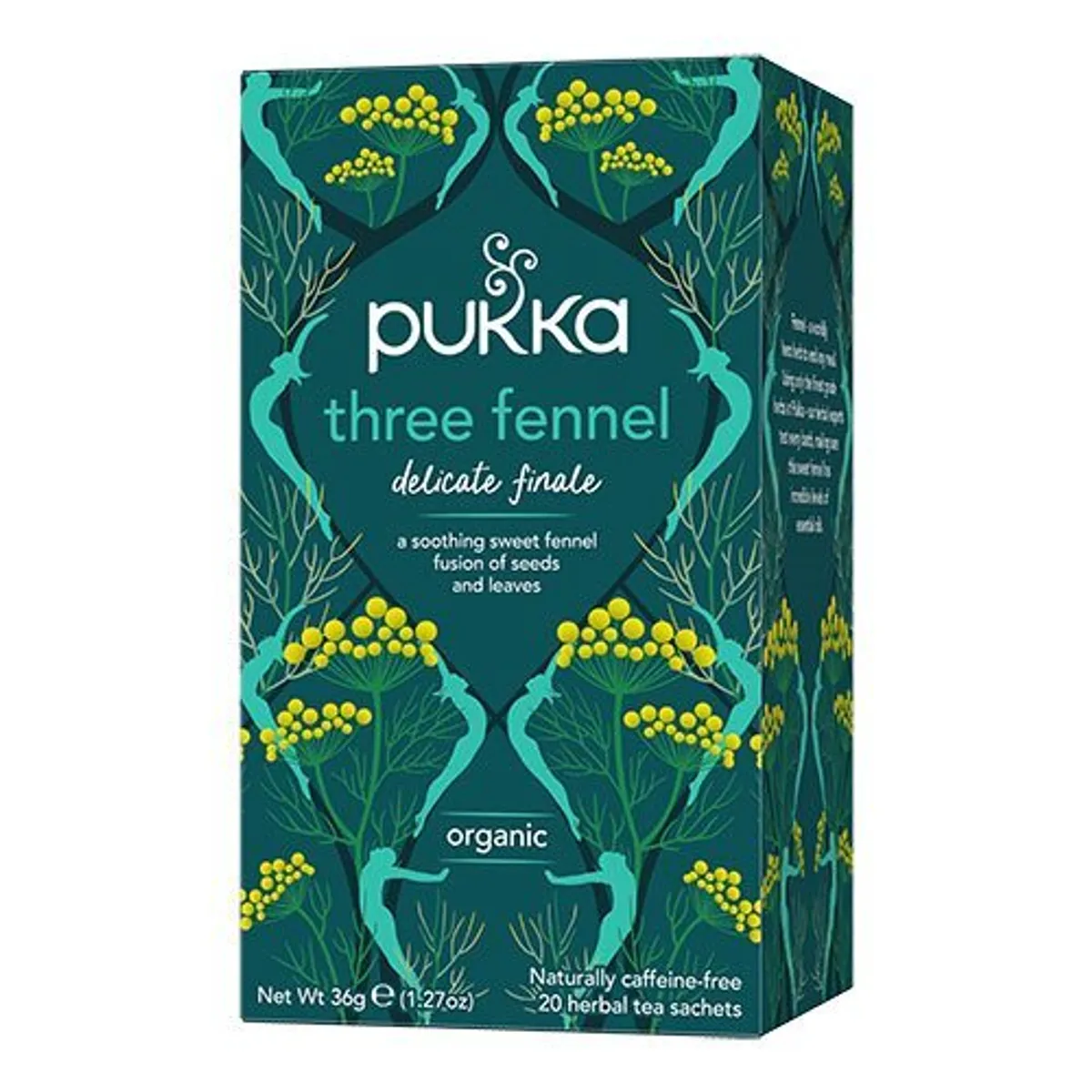 Pukka Three fennel te Øko. - 20 breve