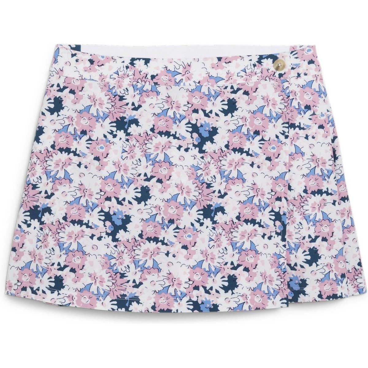 Puma Bloom Wrap Skirt (2024) Dame Nederdel - Pink Icing/White Glow - Str. S / Kort