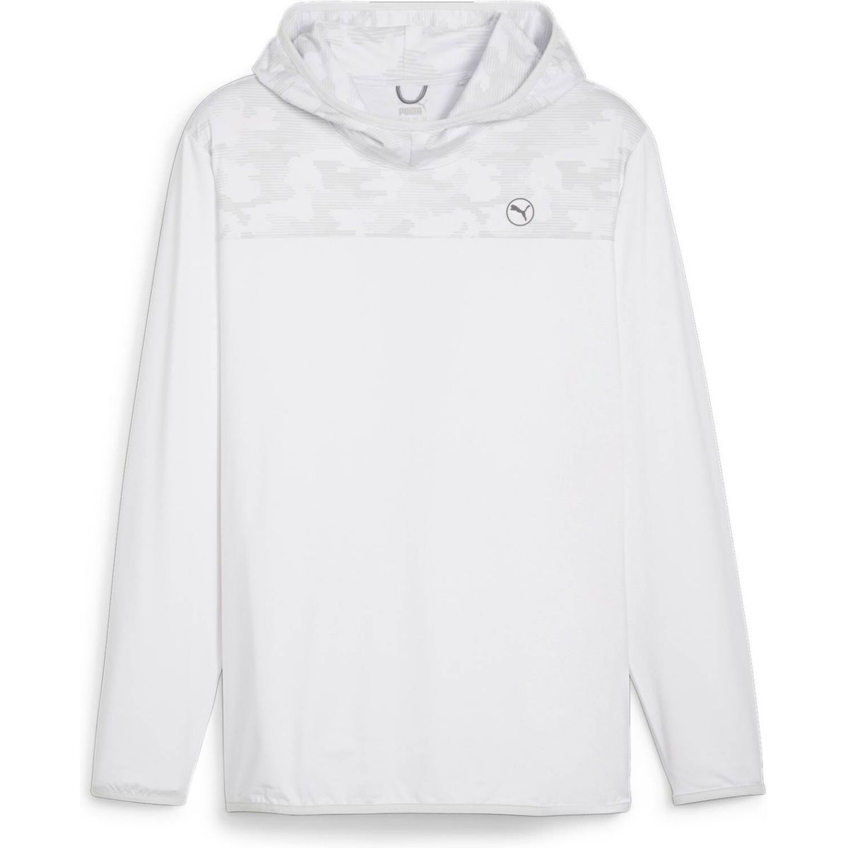 Puma Cloudspun Camo Hoodie (2024) Herre Pullover - White Glow - Str. M