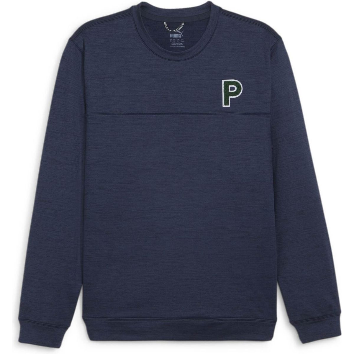 Puma Cloudspun Patch (2024) Herre Pullover - Deep Navy Heather - Str. XL