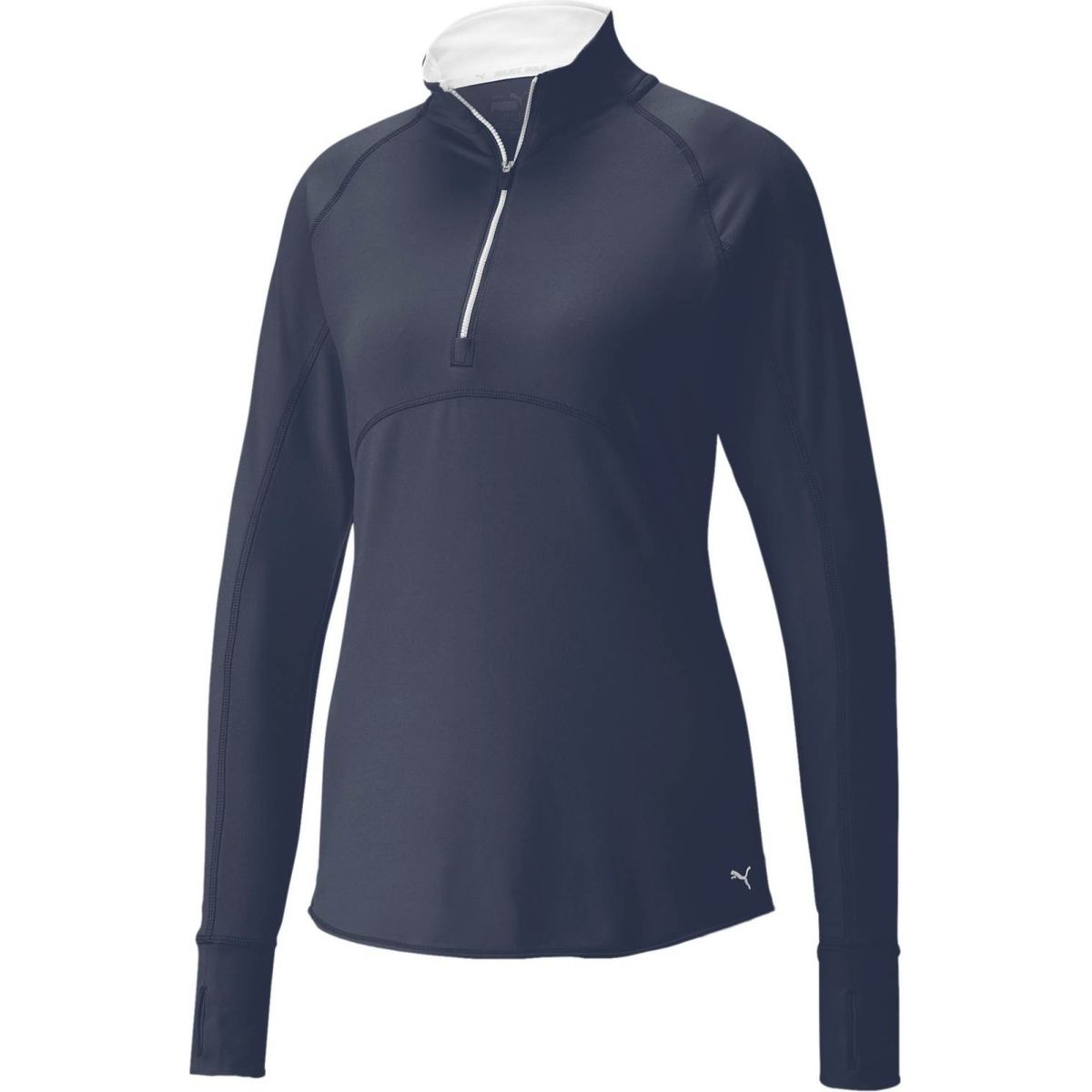 Puma Gamer 1/4 Zip Dame Pullover - Navy Blazer - Str. XXS