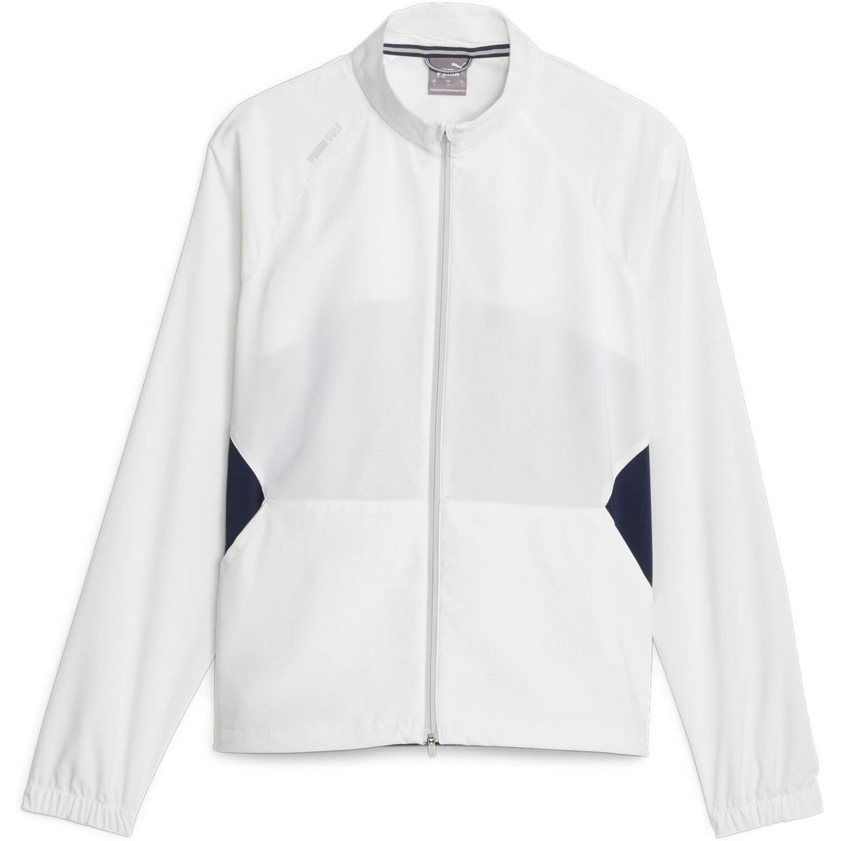 Puma Monterey Wind Jacket Dame Jakke - White Glow/Navy Blazer - Str. XXS