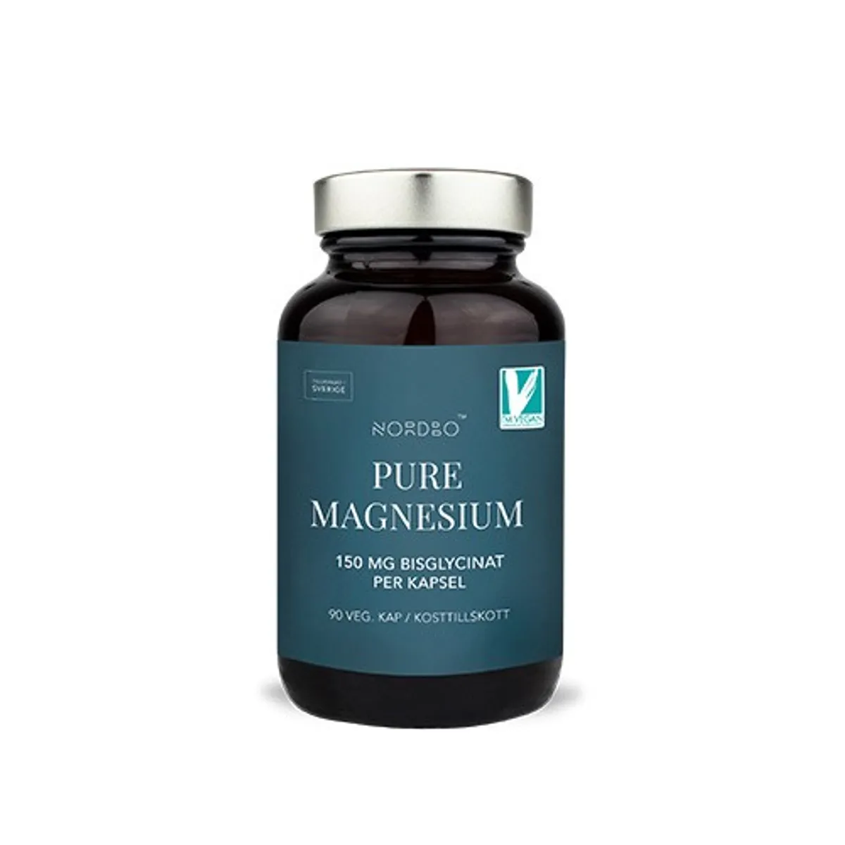 Pure Magnesium - 90 kapsler - NORDBO