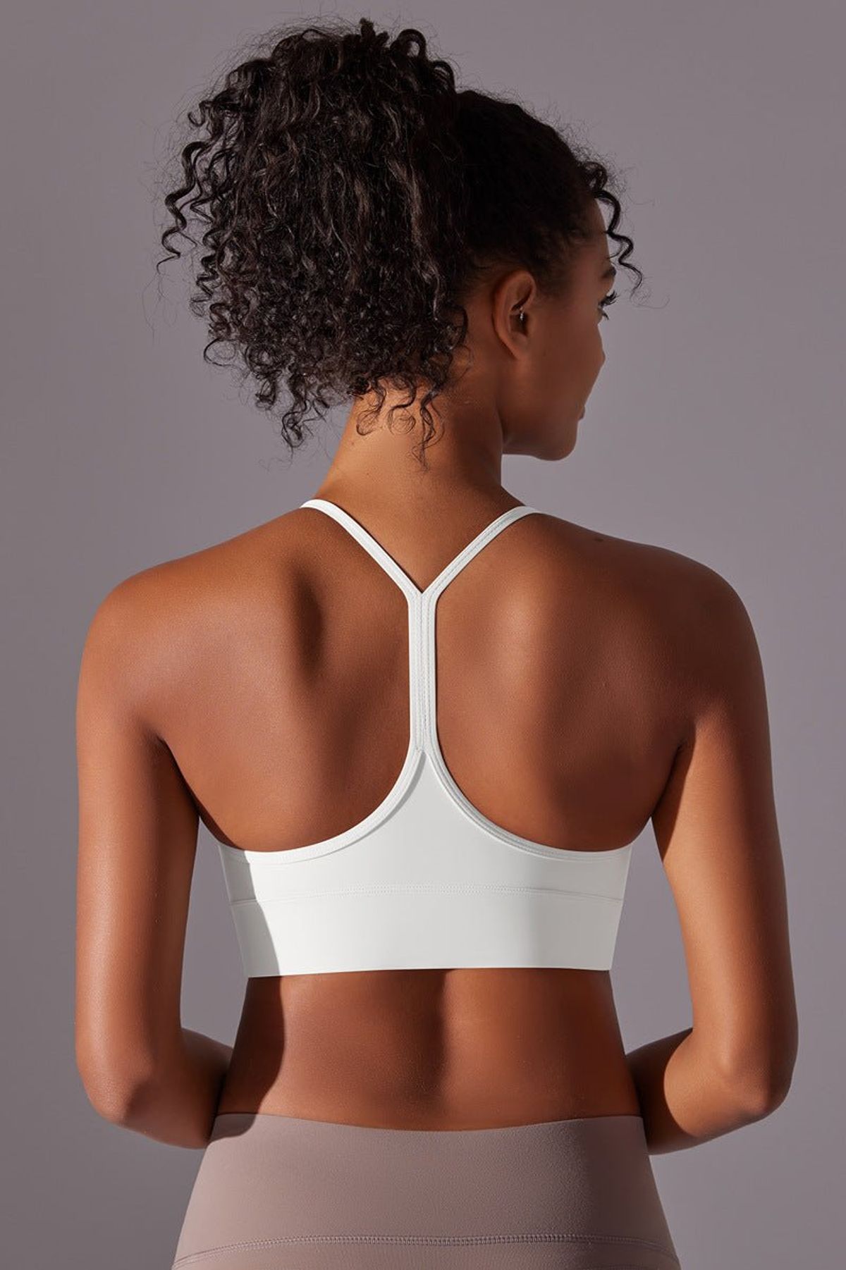 PureFlex Strappy Sports bh White - Medium / White