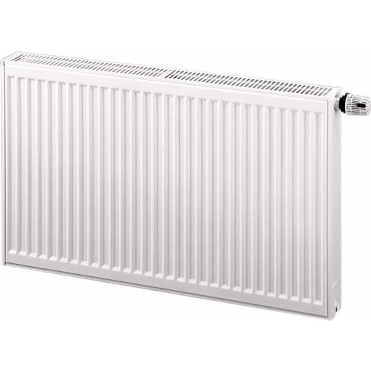 Purmo Compact CV21 radiator m/ventil, 60x120 cm, 15 m²