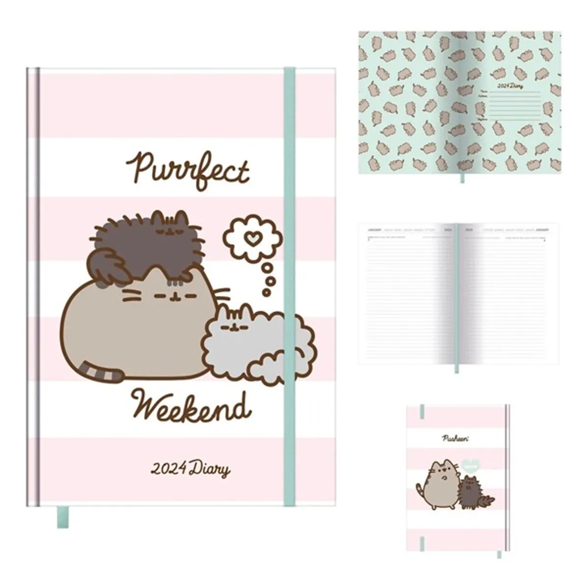 Pusheen Diary 2024 - Purrfect Weekend - Notebook