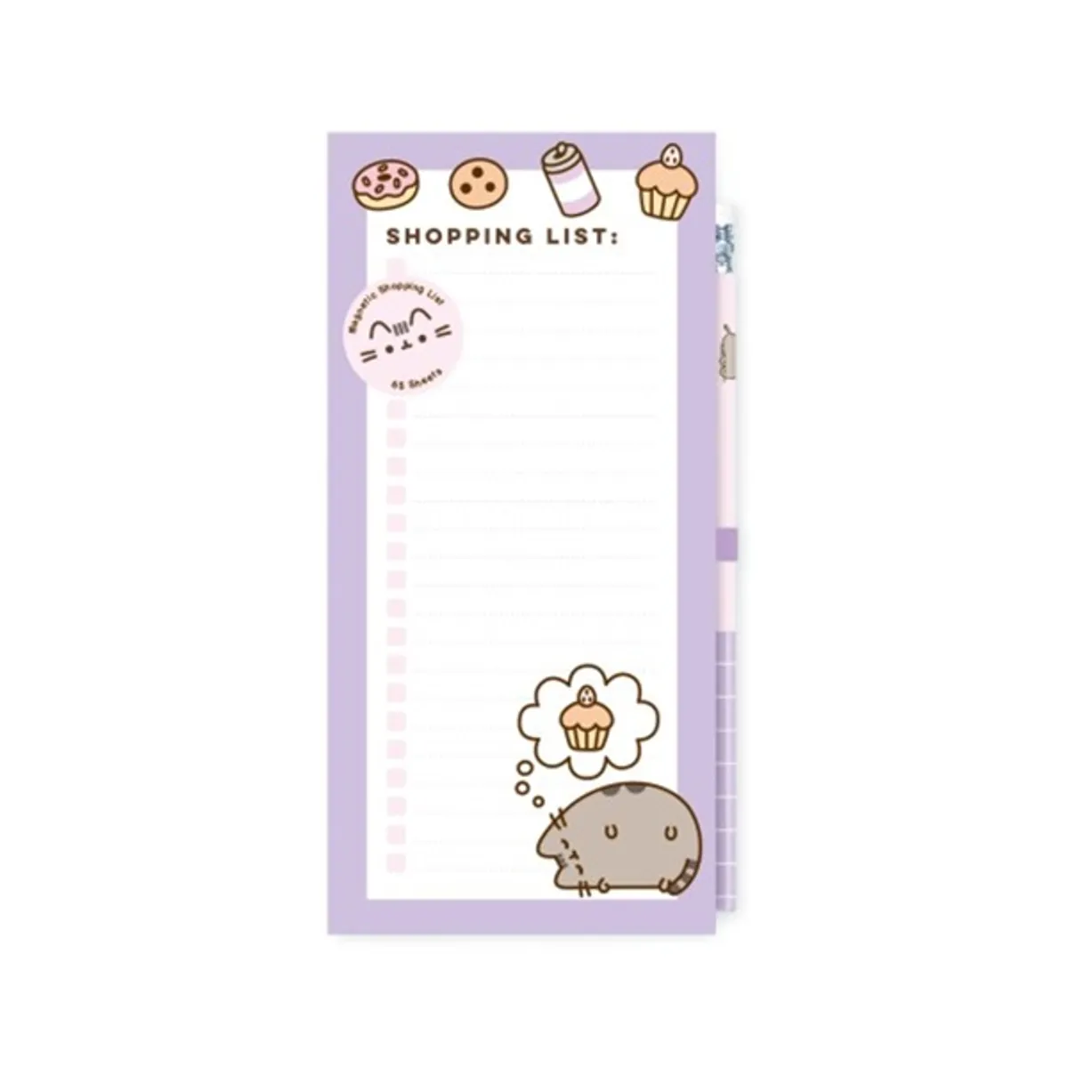 Pusheen - Shopping List - Magnetic Notepad