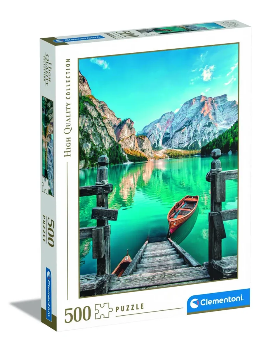 Puslespil Braies Lake 500 brikker