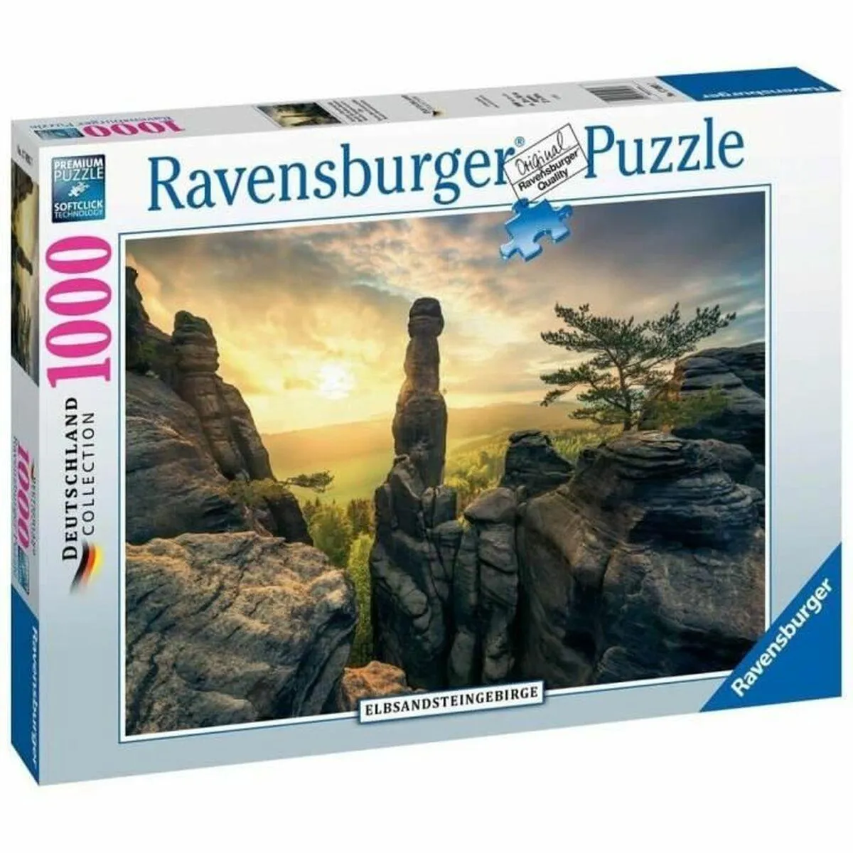 Puslespil Ravensburger 17093 Monolith Elbe Sandstone Mountains 1000 Dele