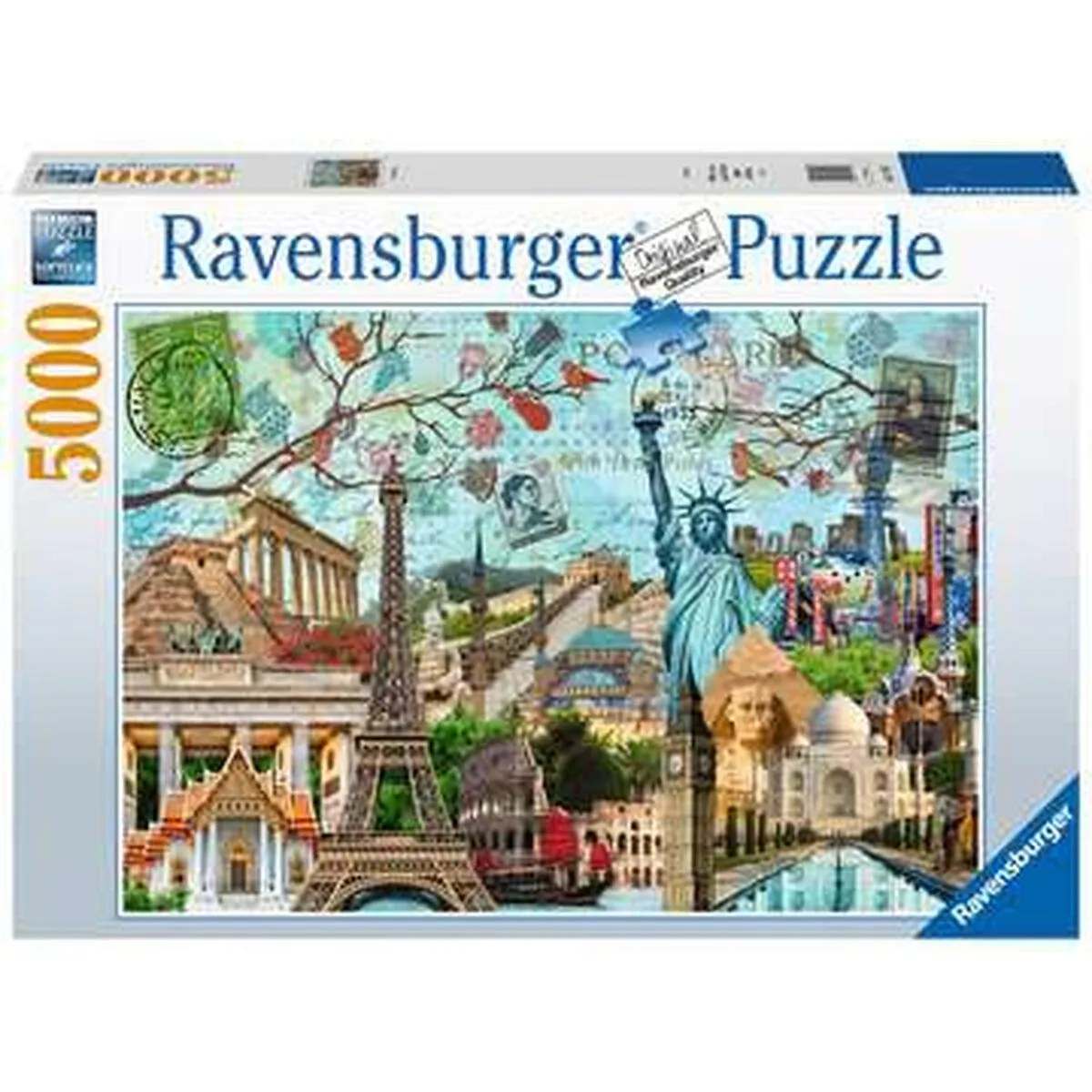 Puslespil Ravensburger 17118 Big Cities Collage 5000 Dele