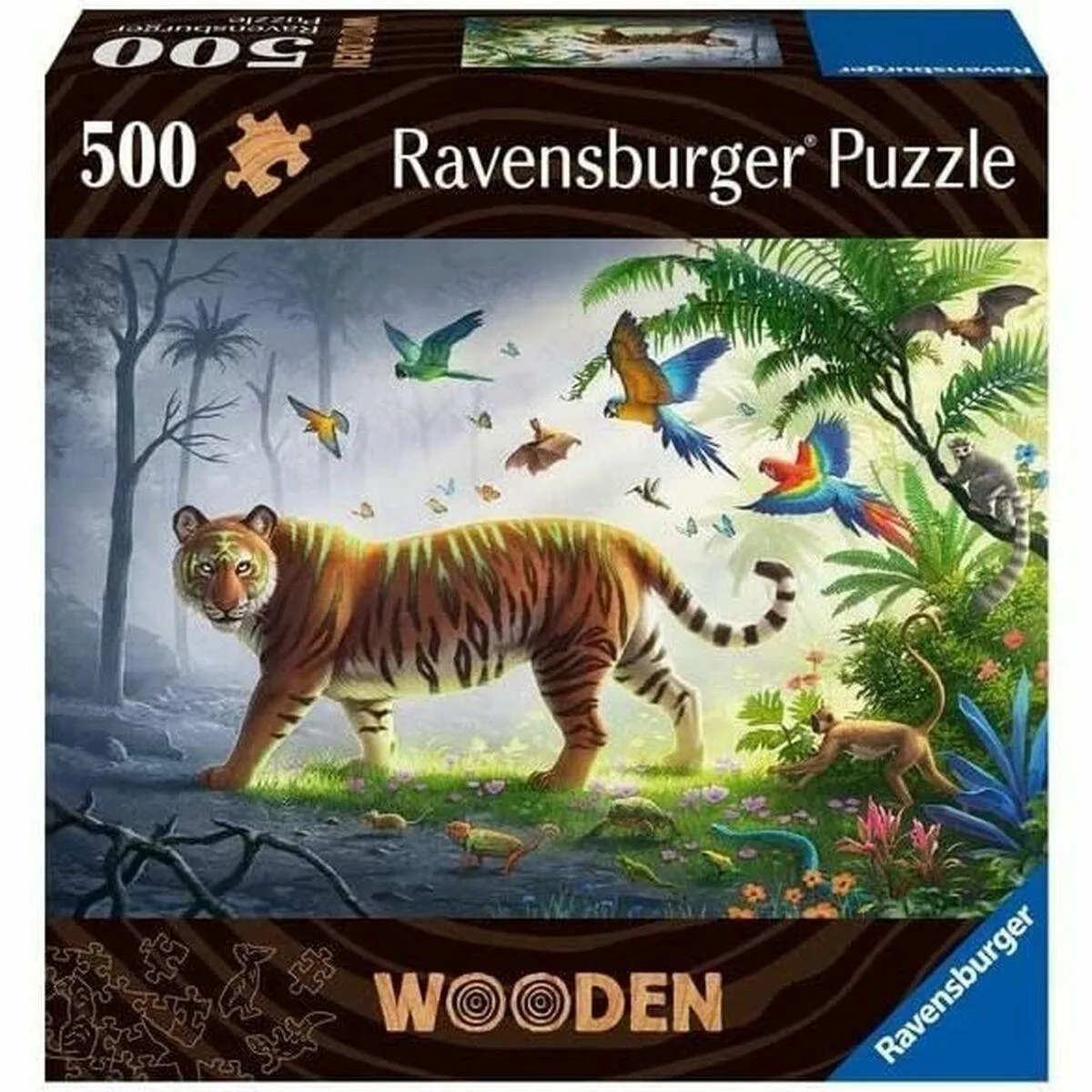 Puslespil Ravensburger Jungle Tiger 00017514 500 Dele