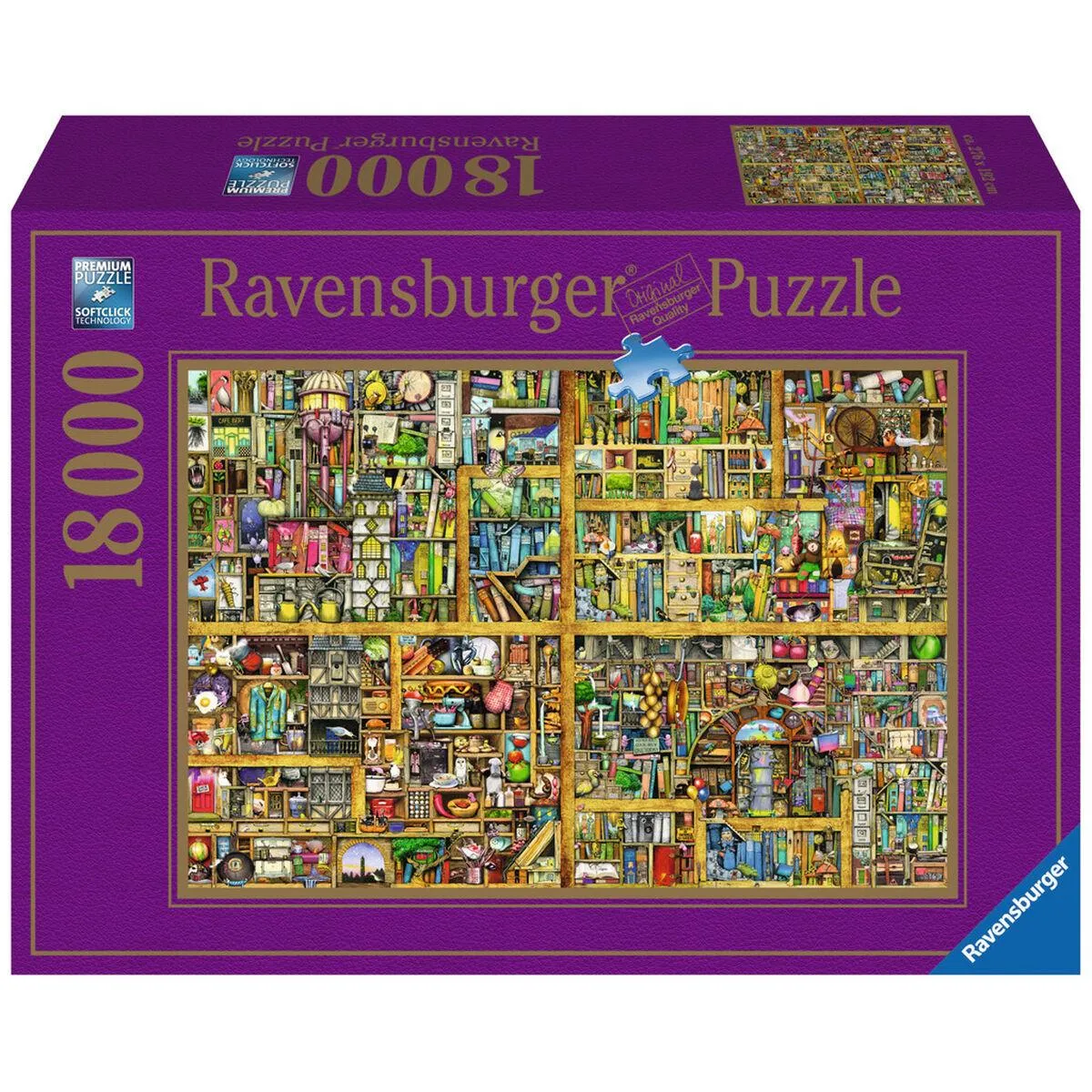 Puslespil Ravensburger Magic Library 18000 Dele