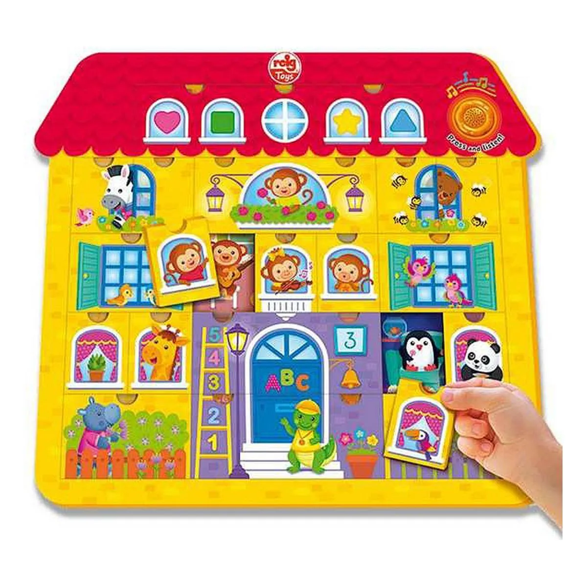 Puslespil Reig Constructor House Musical 21 Dele 17 x 37 x 41,5 cm (17 x 37 x 41,5 cm)