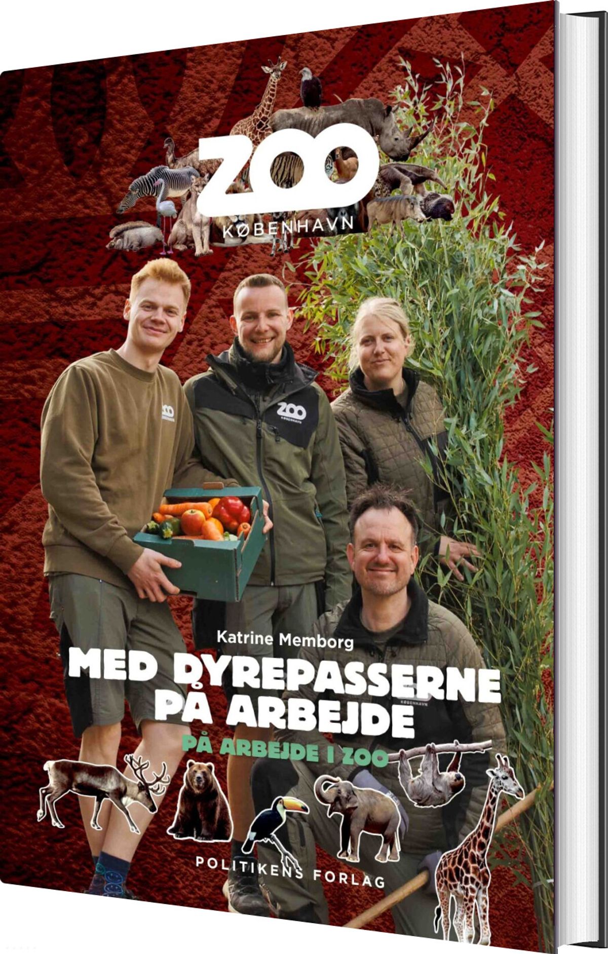 På Arbejde I Zoo - Med Dyrepasserne På Arbejde - Katrine Memborg - Bog