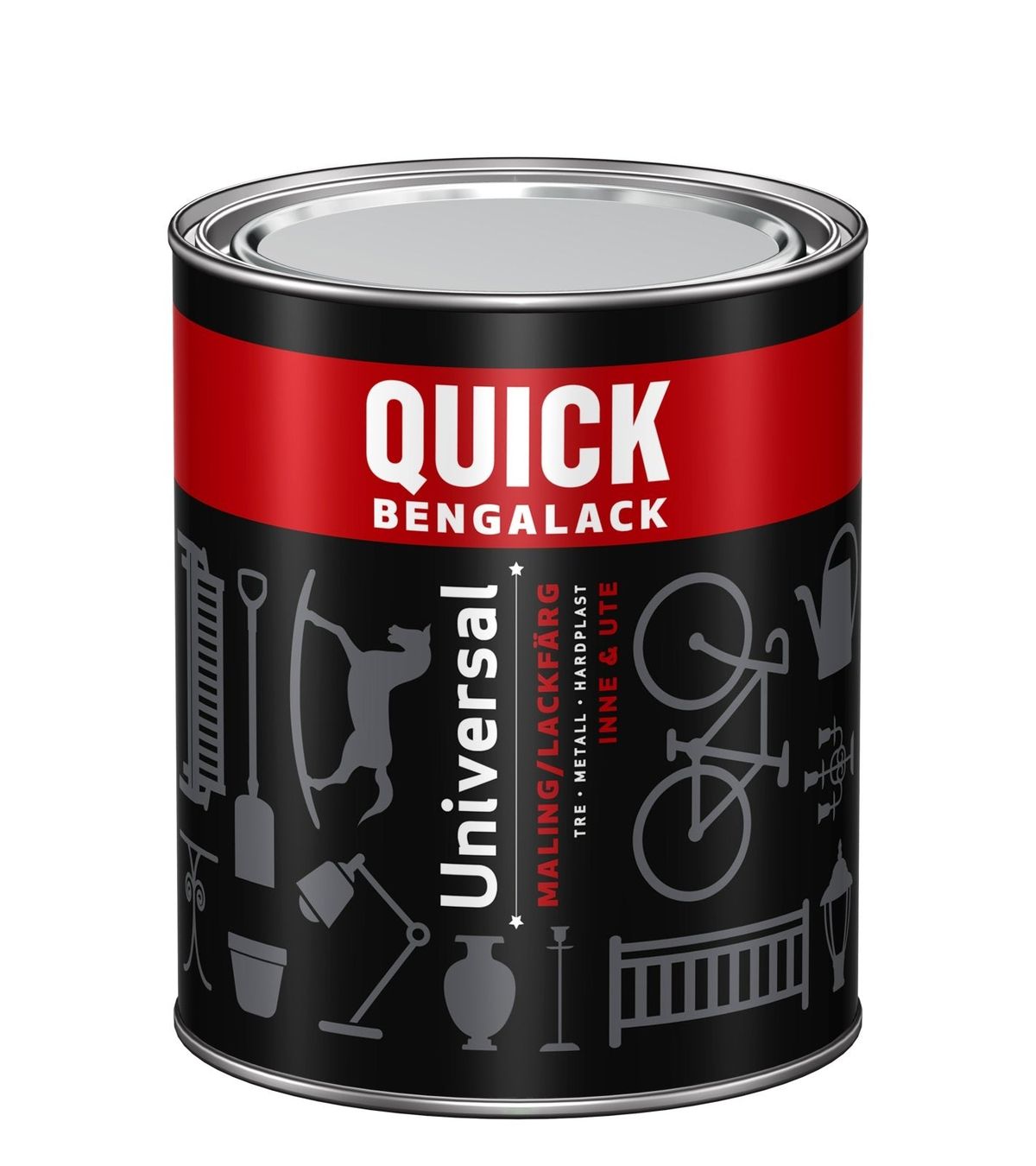 Quick Bengalack Universallak 0.75 L - 0.68 L - metalmaling