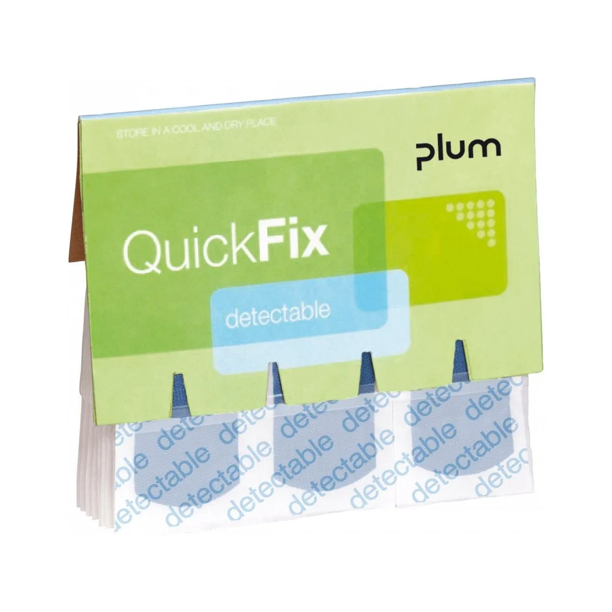 QuickFix plaster Detectable plasterrefiller med 45 stk.