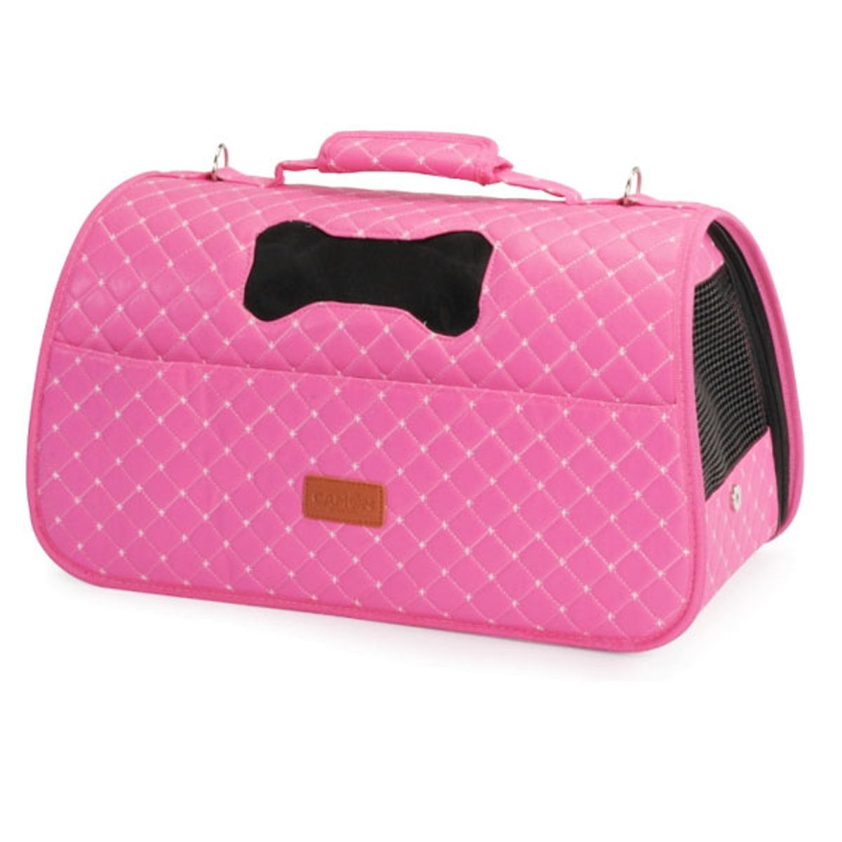 Quilted Hundetaske -Pink