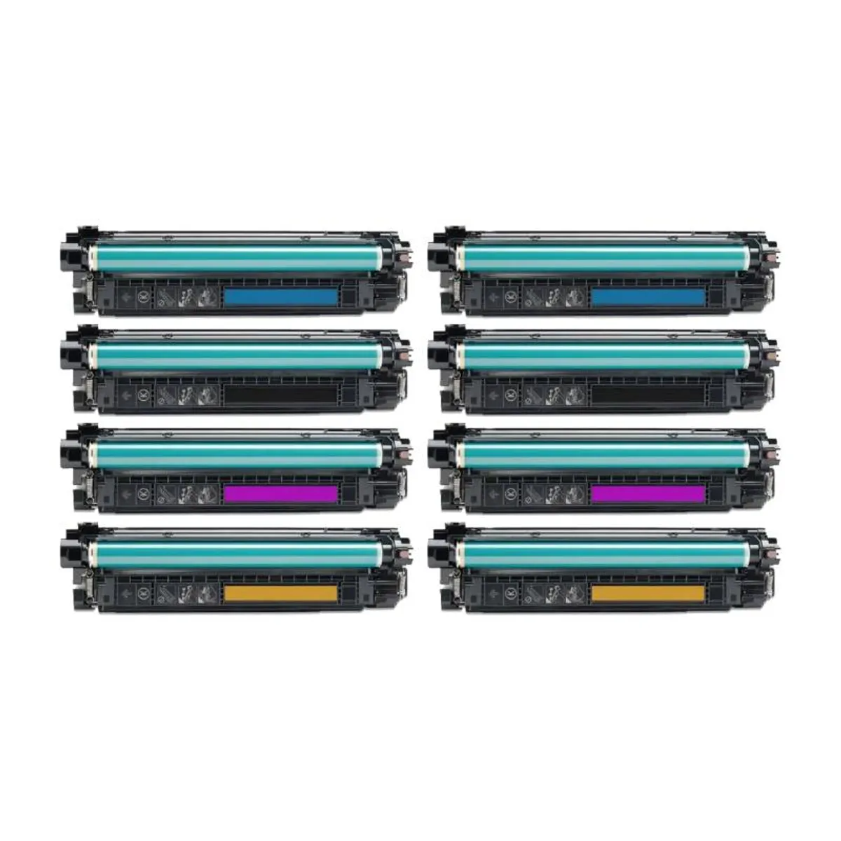 Rabat sæt! HP 212X - 2 stk BK-C-M-Y toner 86.000 sider - kompatibel 8 farver