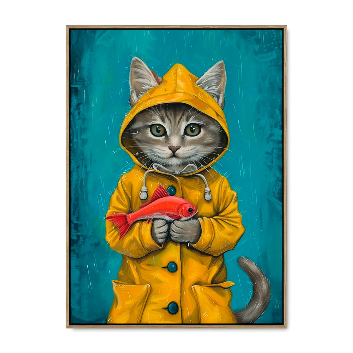 Raincoat Catitude - 100x140 cm. - Ege ramme