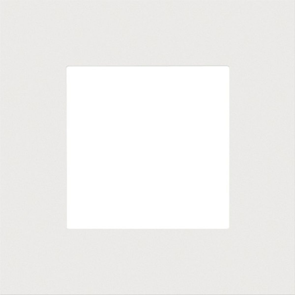 Ramme 1- modul, Niko Pure, white steel