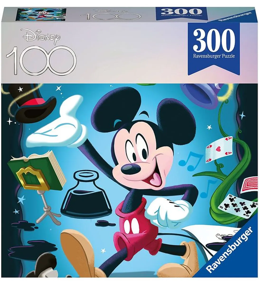 Ravensburger - 300 Brikker - Disney Mickey Mouse 100 år