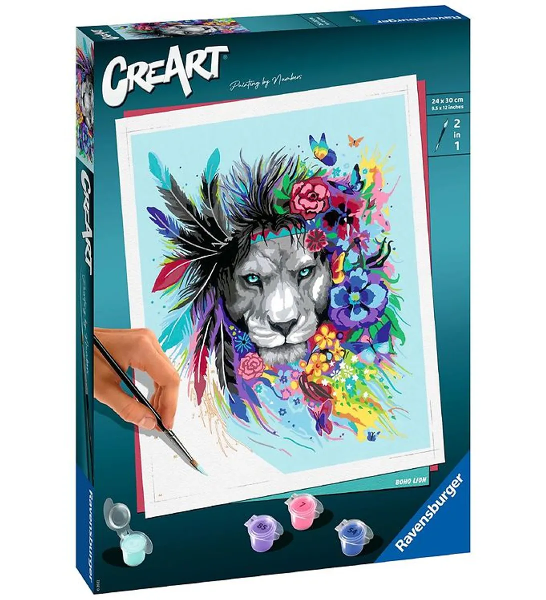 Ravensburger CreArt Malesæt - Boho Lion