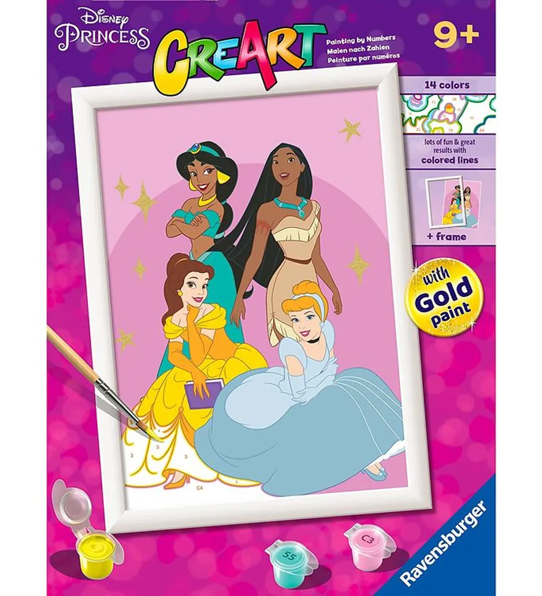 Ravensburger CreArt Malesæt - Disney Princess