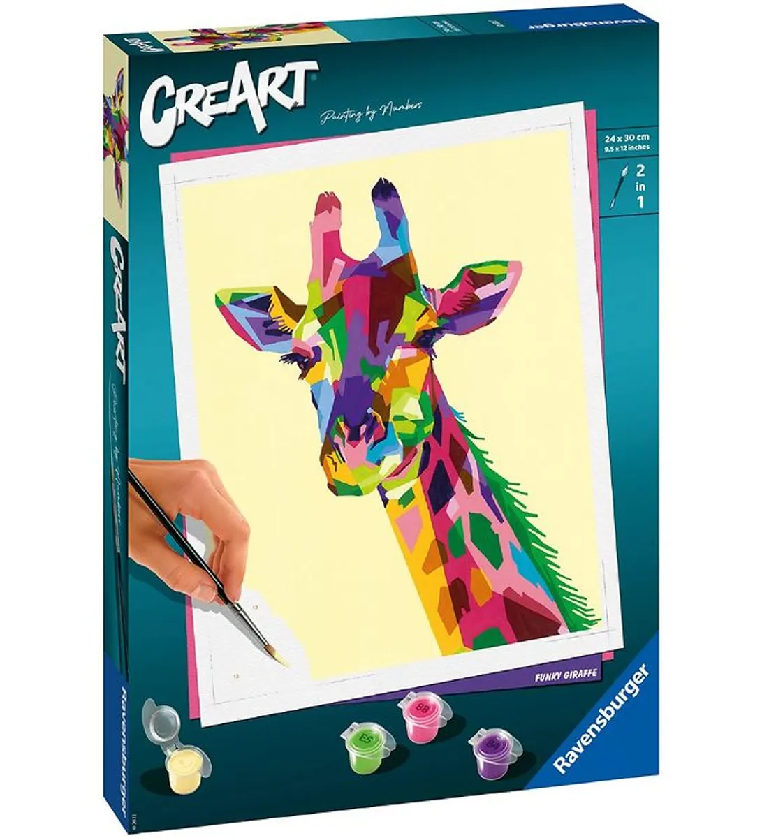 Ravensburger CreArt Malesæt - Funky Giraffe