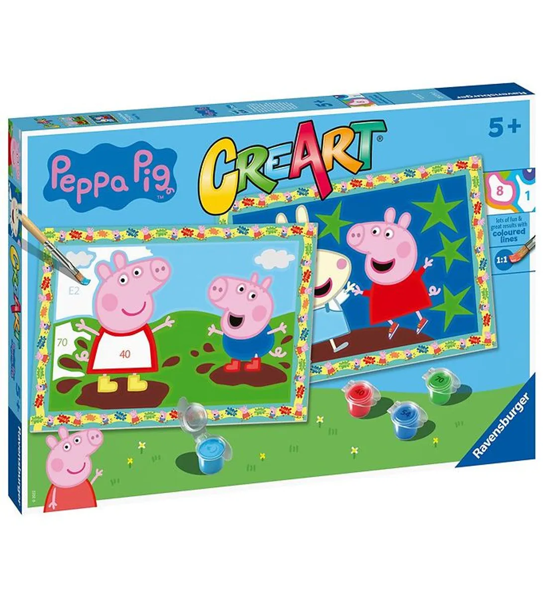 Ravensburger CreArt - Malesæt - Peppa Pig