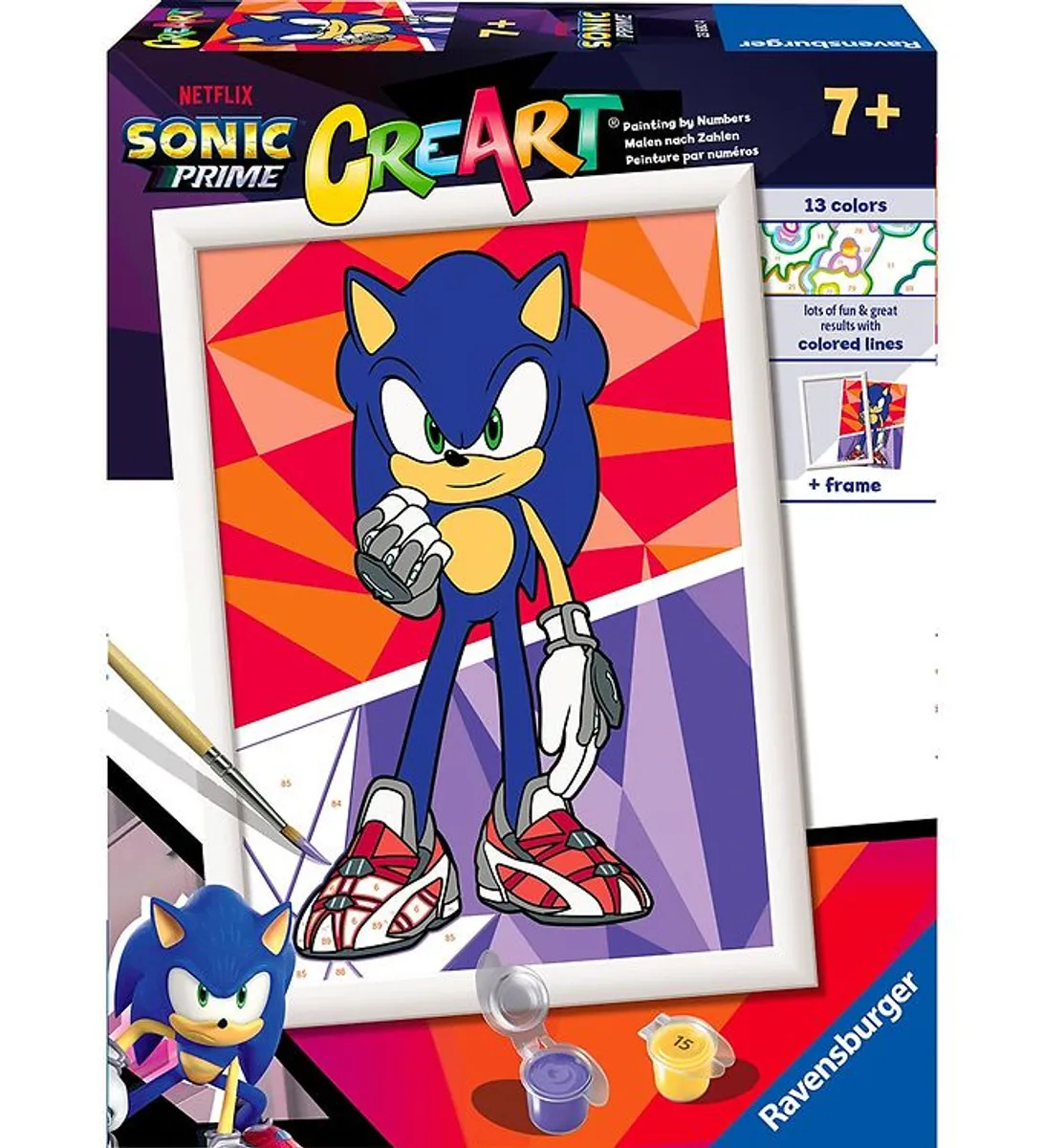 Ravensburger CreArt Malesæt - Sonic Prime